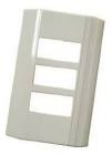PLACA DE PLASTICO DE ABS TRIPLE MARFIL