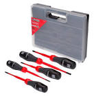 JUEGO DE 5 DESTORNILLADORES TRIMATERIALES 1000V TIPO SLIM