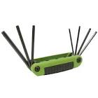 JUEGO DE LLAVES HEXAGONALES TORX (7 PZAS) ALUMINIO T/NAVAJA T-9 A T-40