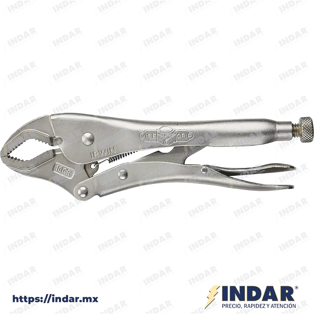 PINZA DE PRESION QUIJADA CURVA 10"