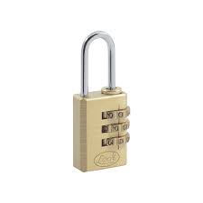 CANDADO DE LATON MALETERO 20MM COMBINACION PROGRAMABLE DE LATON