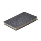 LIJA ESPONJA HOJA 2 LADOS G220 4"X5"X1/2" (101MMX127MMX13MM) MAD-MET-LAC-PINT-MET NO FERR-PLAST