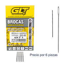 BROCA DE ZANCO RECTO NUMERICA #71 A.A.V. PUNTA 118 ACERO M2 (USO INDUSTRIAL)