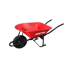 CARRETILLA CON BASTIDOR MET ROJA (CATR4) 6 FT LLANTA 4 CAPAS
