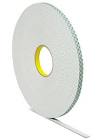 CINTA DE ESPUMA DOBLE CARA 1/2" (13MM) X 2 MT TRASPARENTE USO LIGERO INTERIORES