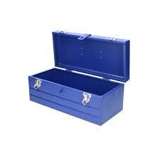 CAJA PORTAHERRAMIENTAS METALICA AZUL 40X18.2X16.3CM