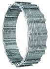 CONCERTINA DE ALTA SEGURIDAD CUCHILLA 4 PUNTAS CALIBRE 13 45 CM 4.8 KG ACERO GALVANIZADO