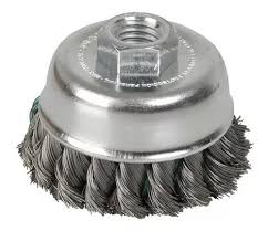 CARDA COPA ALAMBRE TRENZADO 5"X0.014"X9/16"X1" ACERO