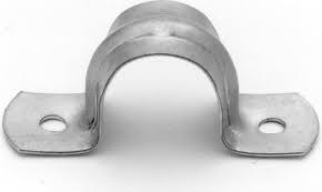 ABRAZADERA TIPO OMEGA 1.1/4" DE ACERO CROMO PULIDO (BOLSA CON 5 PZAS)