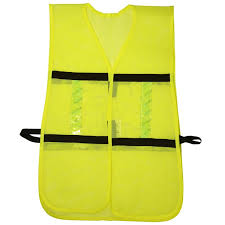 CHALECO DE SEGURIDAD MALLA AJUSTABLE GANCHO AMARILLO