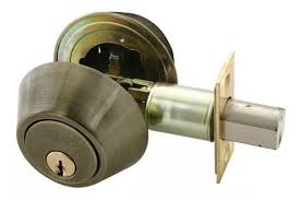 CERROJO DE SEGURIDAD LLAVE/LLAVE LATON ANTIGUO