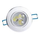 LAMPARA DE LEDS TIPO SPOT 1 CABEZA GIRATORIA 3 W 60MM X 110MM CUERPO DE ALUMINIO