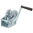 MALACATE DE MANIVELA SIN CABLE 650 KG GANCHO 7/8" ACERO FORJADO ENGRANES 4.1:1