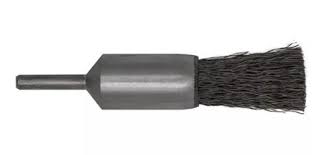 CARDA BROCHA ALAMBRE ONDULADO 7/8"X0.006"X1/4" CON VASTAGO ACERO