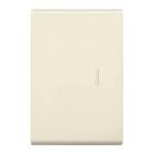 PLACA DE RESINA CON CHASIS CIEGA ABS COLOR MARFIL