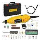 MOTO-TOOL ALAMBRICO 160 W 9000-32000 RPM CON 48 ACCESORIOS