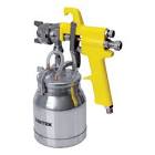 PISTOLA PARA PINTAR DE ALTA PRESION 1 LT 1/4" NPT VASO DE ALUMINIO BOQUILLA 1.8 MM 90 PSI