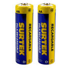 PILA RECARGABLE SURTEK AA CON 2 PIEZAS