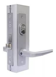 CERRADURA DE EMBUTIR P/ALUMINIO ACABADO BLANCO LLAVE DE PUNTOS