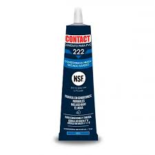 CEMENTO PARA PVC 60 ML AZUL SECADO RAPIDO ETIQUETA AZUL (CONTACT 222)