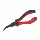 PINZA PARA ELECTRONICA 4.23/32" PUNTA TIPO AGUJA DOBLADA C/RESORTE (PLUS)