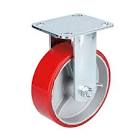 RODAJA DE FIERRO 6" RUEDA DE POLIURETANO FIJA SIN FRENO