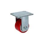 RODAJA DE FIERRO 3" RUEDA DE POLIURETANO FIJA SIN FRENO
