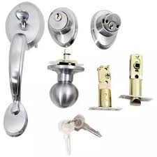 CERRADURA DE GATILLO LLAVE/lLLAVE CROMO MATE VENECIA