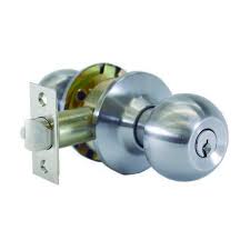 CERRADURA POMO CILINDRICO ENTRADA CROMO MATE GAMMA