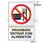 SEÑAL "PROHIBIDO ALIMENTOS"