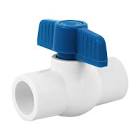 VALVULA DE ESFERA EN PVC PARA CEMENTAR 1/2"