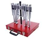 EXTRACTOR DE POLEAS 08 QUIJADAS 06 TON ACERO FOSFATIZADO CAJA METALICA (14 PZAS)