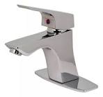 MEZC.MONOMANDO P/LAV.4" C/CUBIERTA S/DES.AUT.A.CROMO