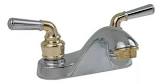 MEZCLADORA 4" ORO-CROMO S/DESAGUE