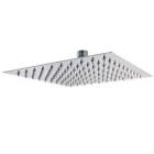 REGADERA ULTRA DELGADA CUADRADA 10" X 10" ACERO INOXIDABLE SIN BRAZO