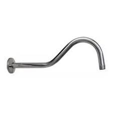 BRAZO PARA REGADERA DE FIERRO LARGO 39 CM X 13 MM Y CHAPETON DE LATON