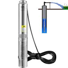 BOMBA SUMERGIBLE 1.0 HP DIAMETRO DE 4" PARA POZO DE HASTA 70MT 38 LPM ACERO INOXIDABLE