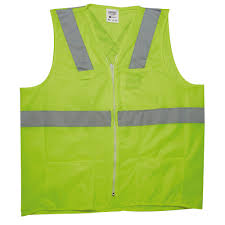 CHALECO DE TELA VERDE ALTA VILIBILIDAD M