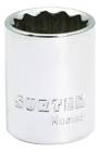 DADO CUADRO 3/8"X11MM CORTO 12 PTAS.