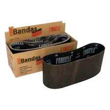 BANDA DE LIJA 4" X 24" GRANO 120 PARA METAL Y METALES NO FERROSO (X-88)