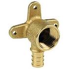 CODO REDUCCION 90° CON OREJAS PEX ROSCA HEMBRA 3/4” X 1/2” (TUBOPEX)