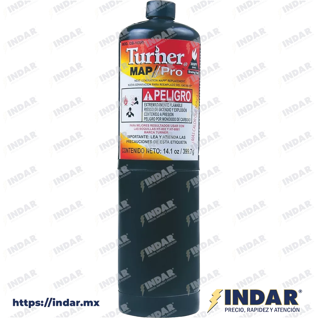 GAS PROPANO PARA REFRIGERACION Y PLOMERIA 400GR (15.1 OZ) NEGRO