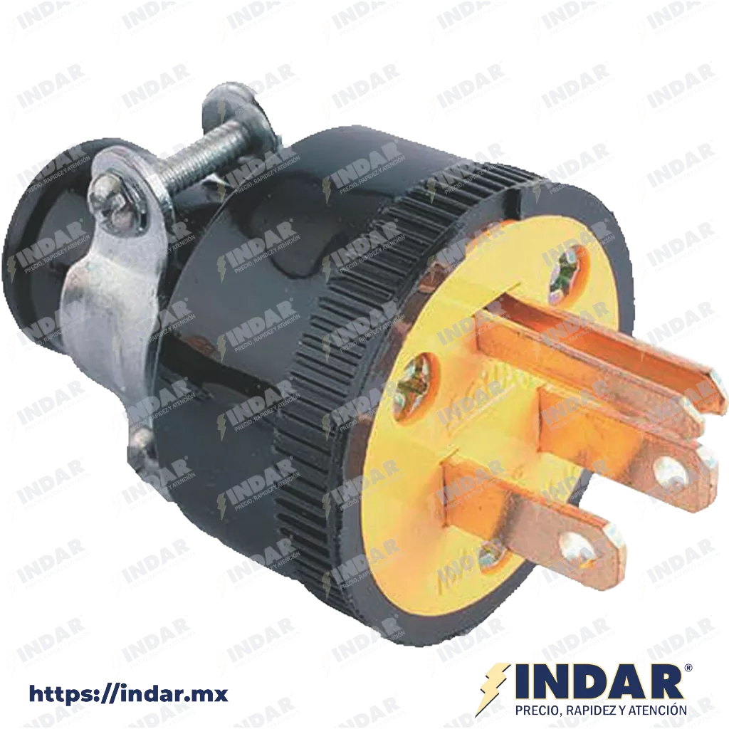 CLAVIJA ELECTRICA POLARIZADO 15A SENCILLO