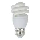FOCO AHORRADOR ESPIRAL 13 W LUZ DE DIA 6500 K 800 LM BASE E27 T2