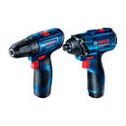 TALADRO ATORNILLADOR 3/8" 12 V + PISTOLA IMPACTO 1/4" 12 V + MALETA + 2 BAT CARG + 23 ACCS