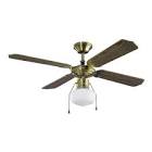 VENTILADOR PARA TECHO 42" 3 VEL 50W 4 ASPAS COLOR MADERA ACABADO LAT ANT CON SOCKET PARA LAMPAR