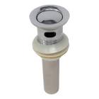 CONTRA PARA LAVABO CON TAPON PUSH DE ACERO INOXIDABLE