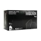 GUANTE DE LATEX CHICO NEGRO PLUS (CAJA C/100 PZAS)