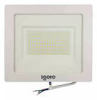 LAMPARA TIPO REFLECTOR DE LED LUZ FRIA 100W 100/240V 6500K MARCO BLANCO