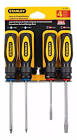 JUEGO DESARMADORES COMBINADOS 1"X4", 2"X4", 1/4"X6", 3/16X4"(4 PZAS)